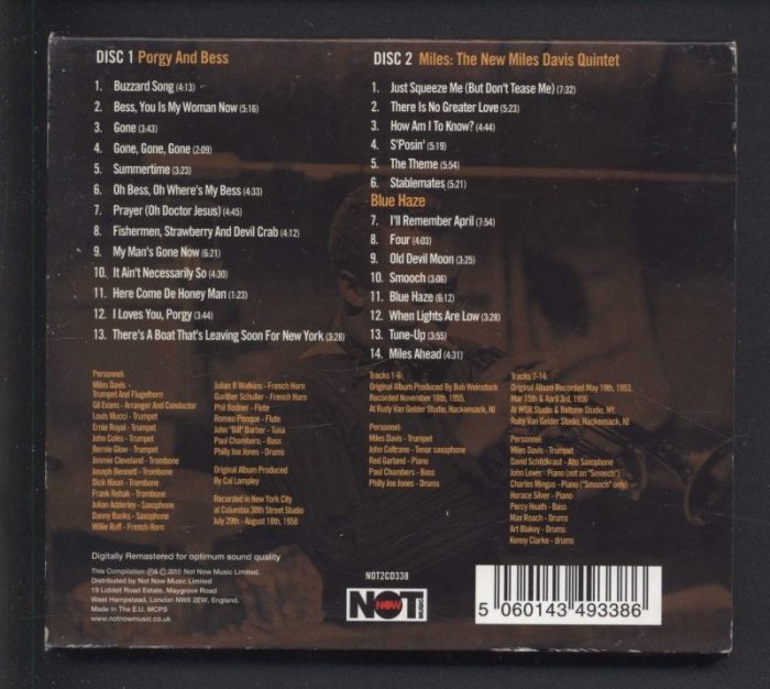 Miles Davis - Porgy & Bess (CD)