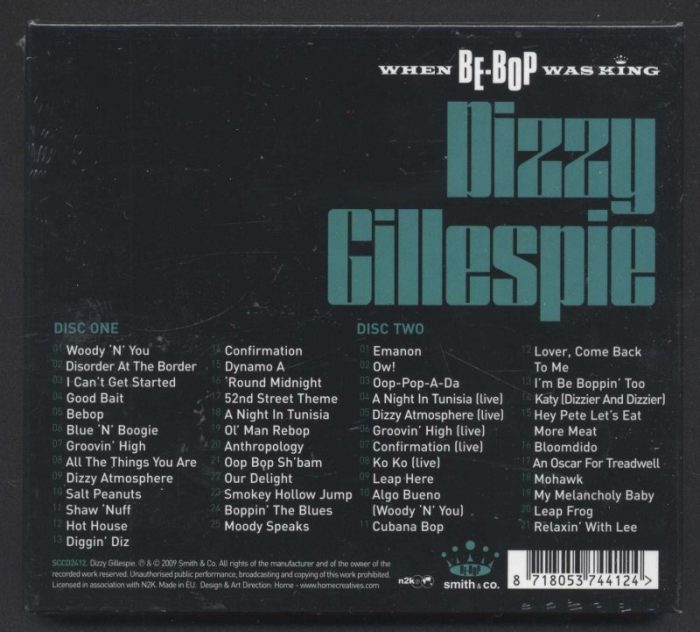 Dizzy Gillespie - When Be-Bop Was King (2CD)
