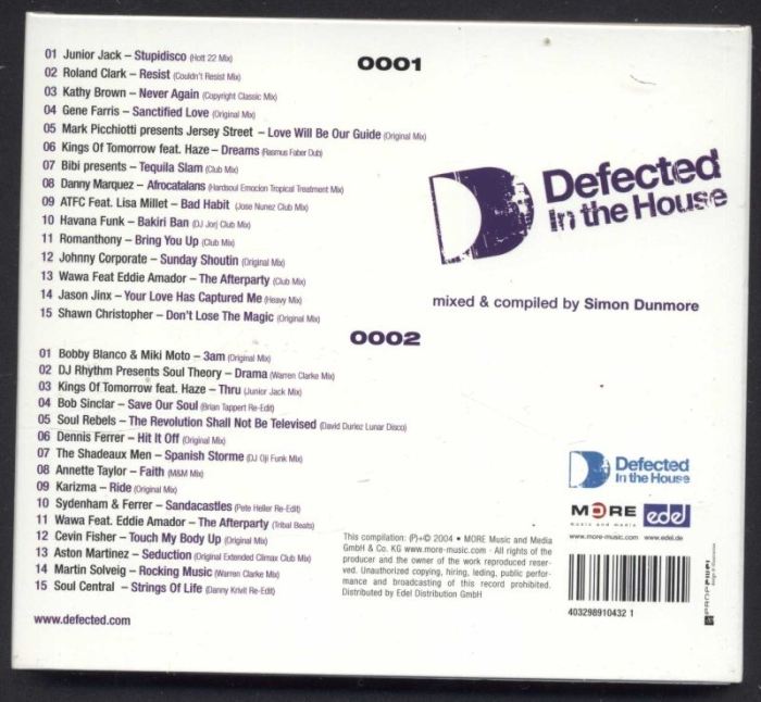 Various - Defected In The House - International Edition (2CD)