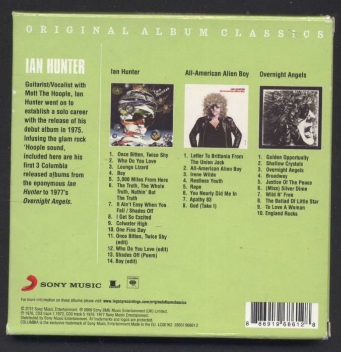 Ian Hunter - Original Album Classics (3CD)