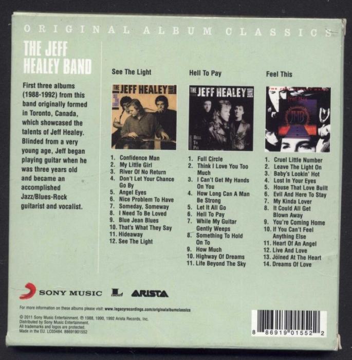 The Jeff Healey Band - Original Album Classics (3CD)