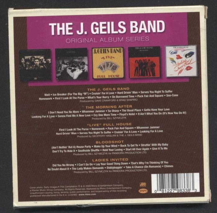 The J. Geils Band - Original Album Series (5CD)