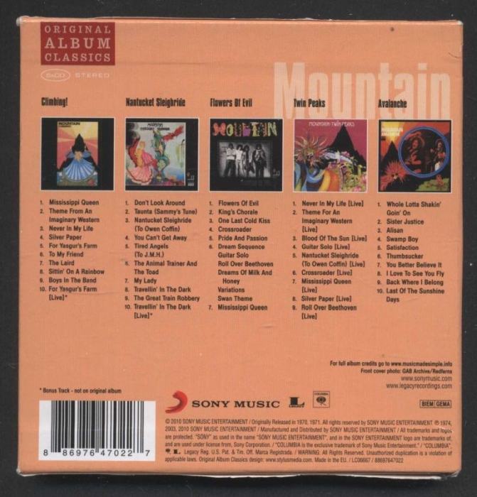 Mountain - Original Album Classics (5CD)