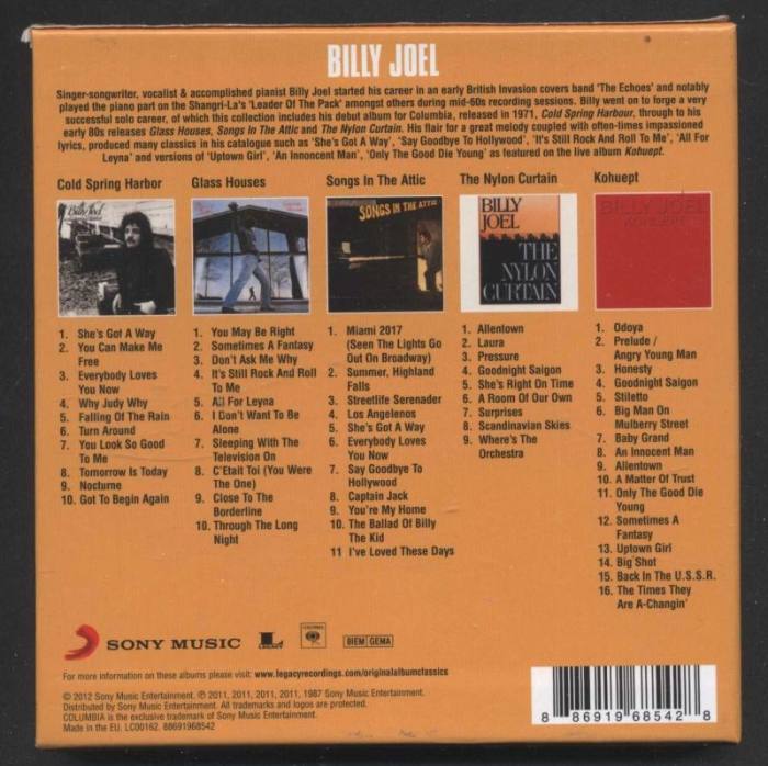 Billy Joel - Original Album Classics (5CD)