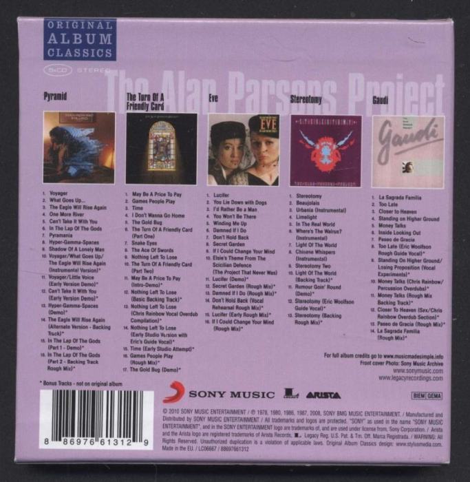 The Alan Parsons Project - Original Album Classics (5CD)