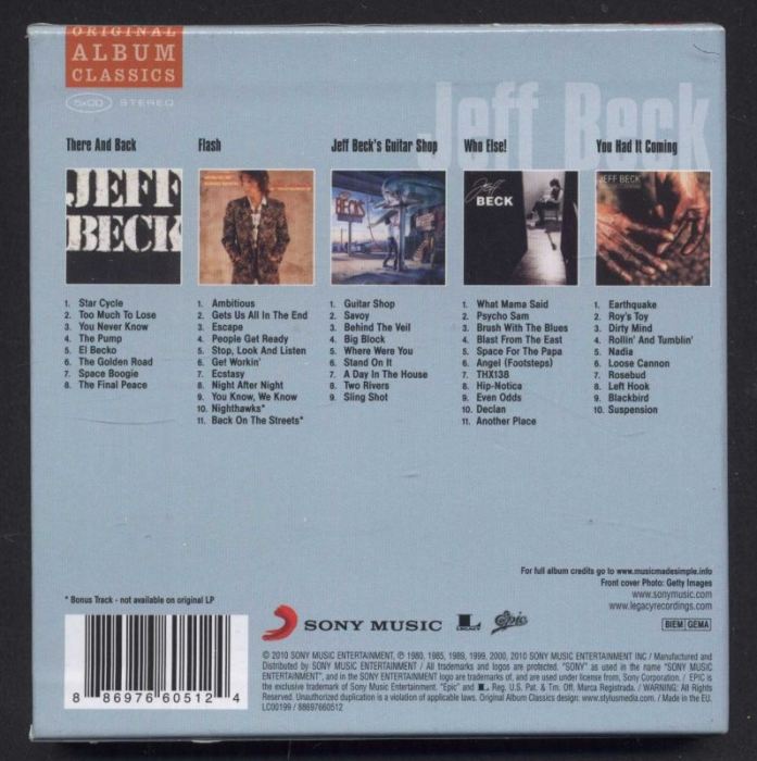 Jeff Beck - Original Album Classics (5CD)