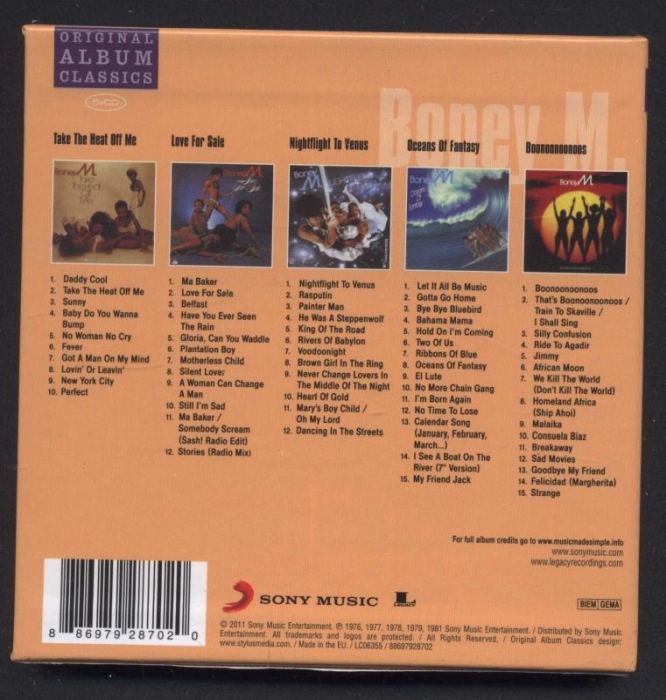 Boney M. - Original Album Classics (5CD)