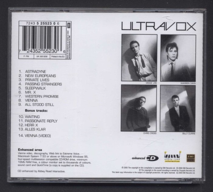 Ultravox - Vienna (CD)