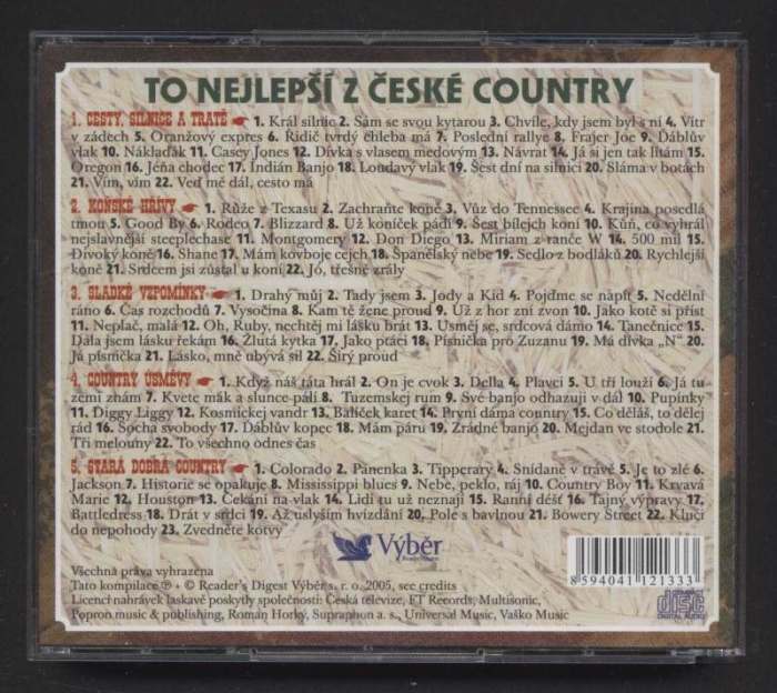 Various - To nejlepší z české country (5CD)