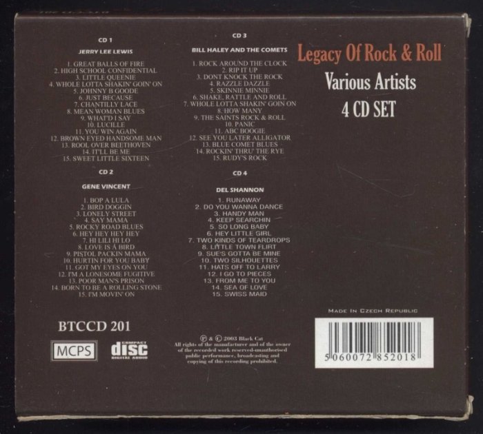 Various - Legacy Of Rock  a  Roll (4CD)