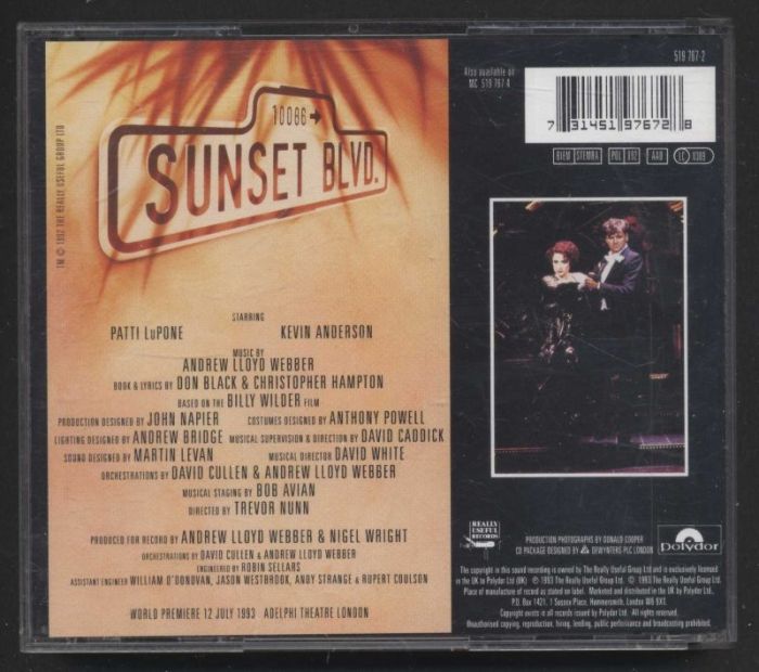 Andrew Lloyd Webber - Sunset Boulevard (World Premiere Recording) (2CD)