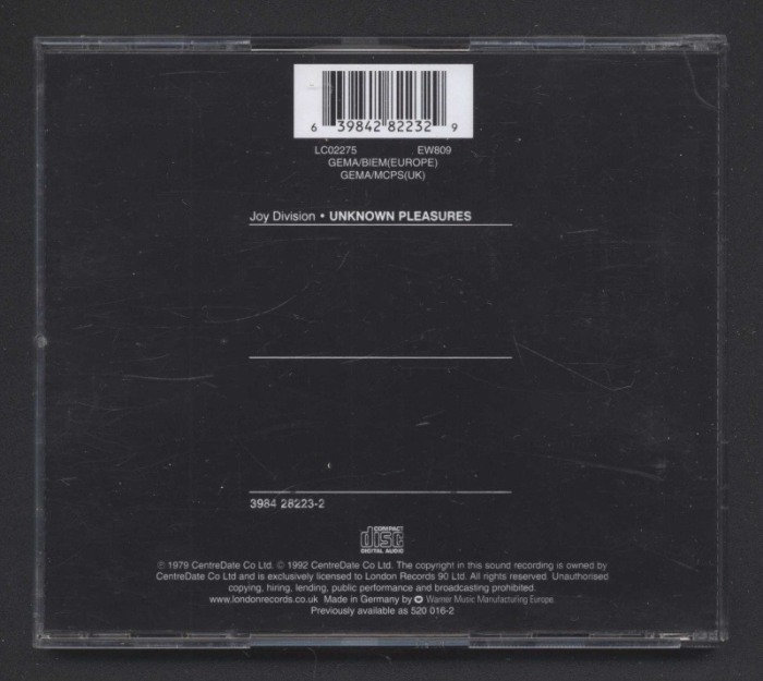 Joy Division - Unknown Pleasures (CD)