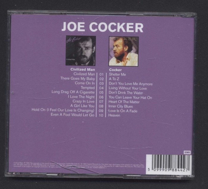 Joe Cocker - Civilized Man / Cocker (2CD)