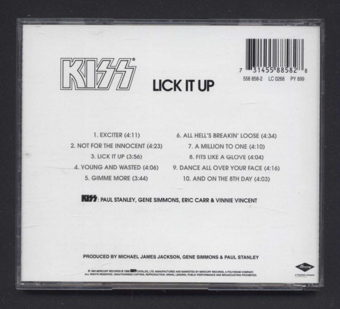 Kiss - Lick It Up (CD)