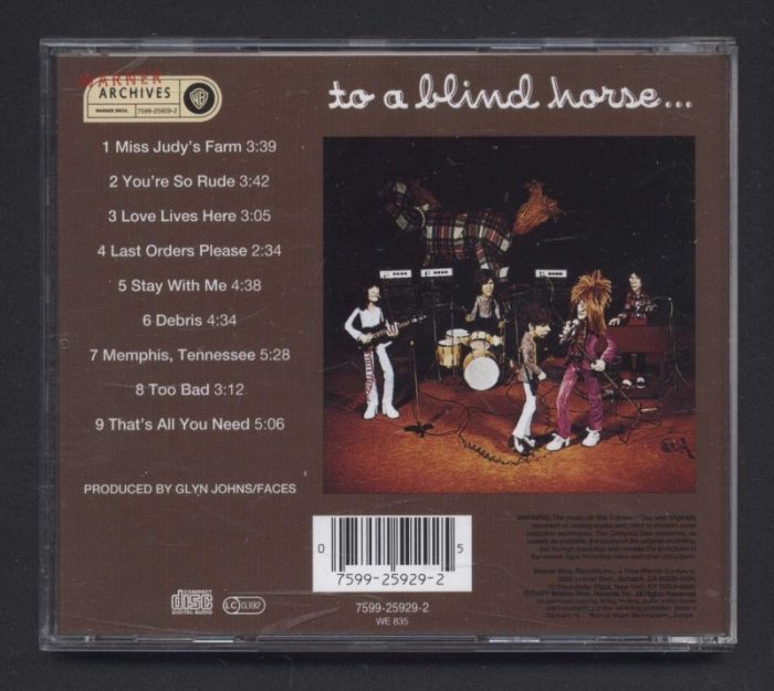Faces - A Nod Is As Good As A Wink...To A Blind Horse (CD)