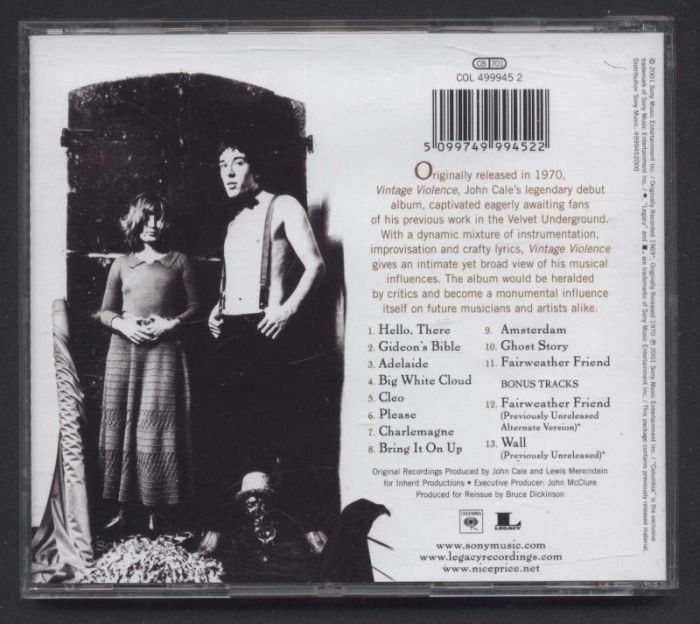 John Cale - Vintage Violence (CD)