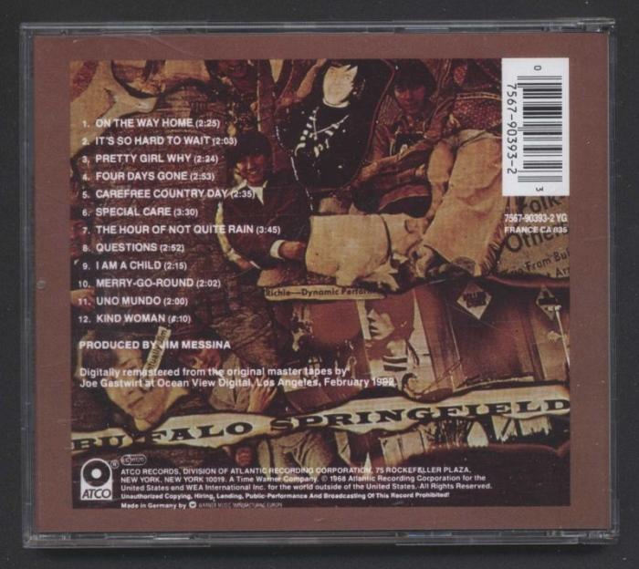 Buffalo Springfield - Last Time Around (CD)
