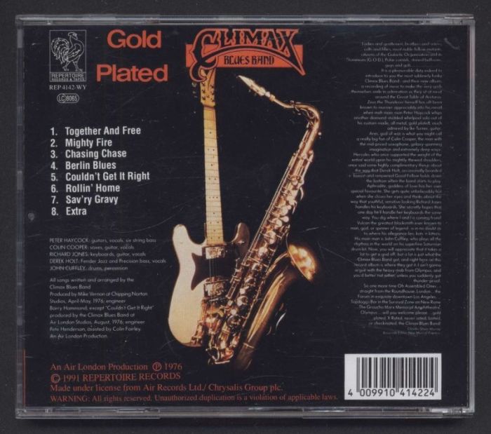 Climax Blues Band - Gold Plated (CD)