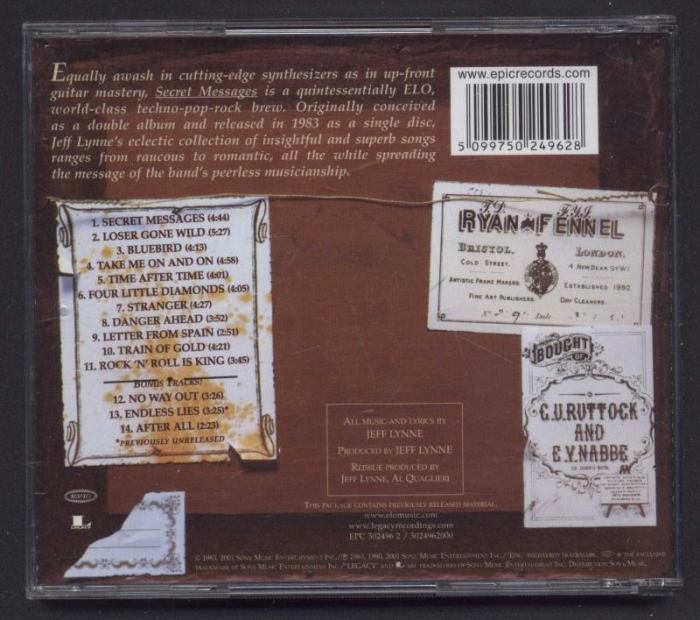 Electric Light Orchestra - Secret Messages (CD)