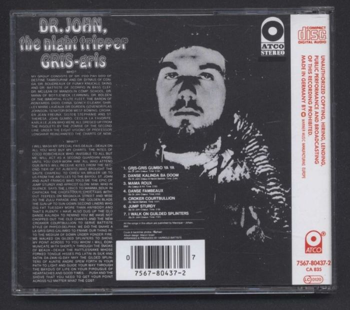 Dr. John, The Night Tripper - Gris-Gris (CD)