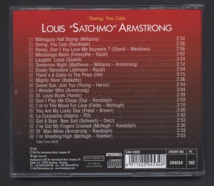 Louis "Satchmo" Armstrong - Swing, You Cats (CD)