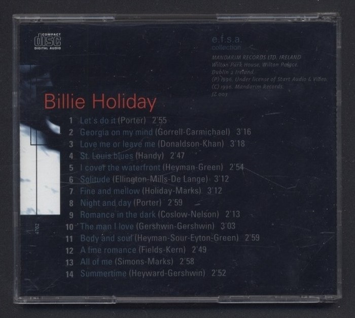 Billie Holiday - Jazz Masters (100 Ans De Jazz) (CD)