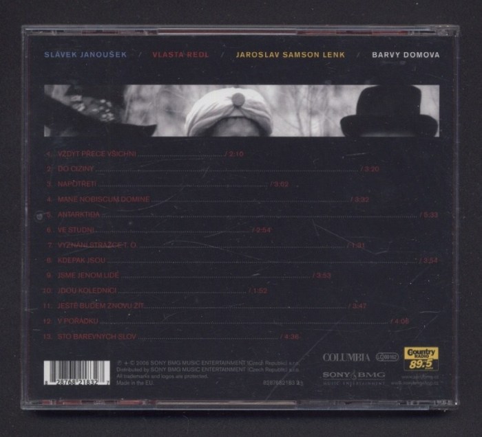 Vlasta Redl, Slávek Janoušek, Jaroslav Samson Lenk - Barvy Domova (CD)