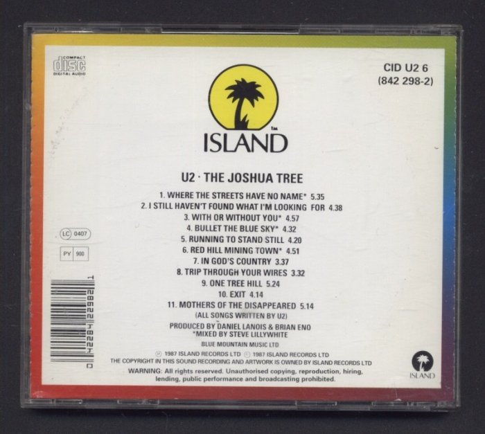 U2 - The Joshua Tree (CD)