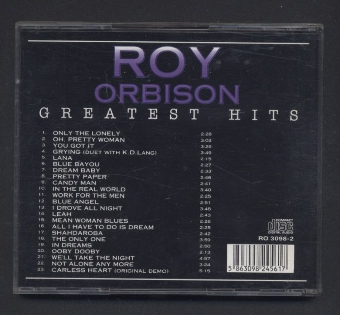 Roy Orbison - Greatest Hits (CD)