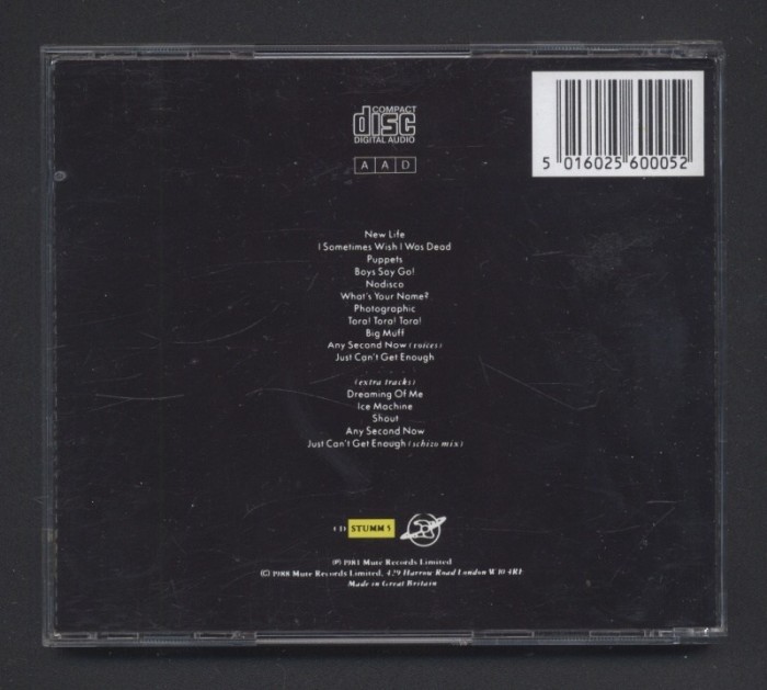Depeche Mode - Speak a Spell (CD)