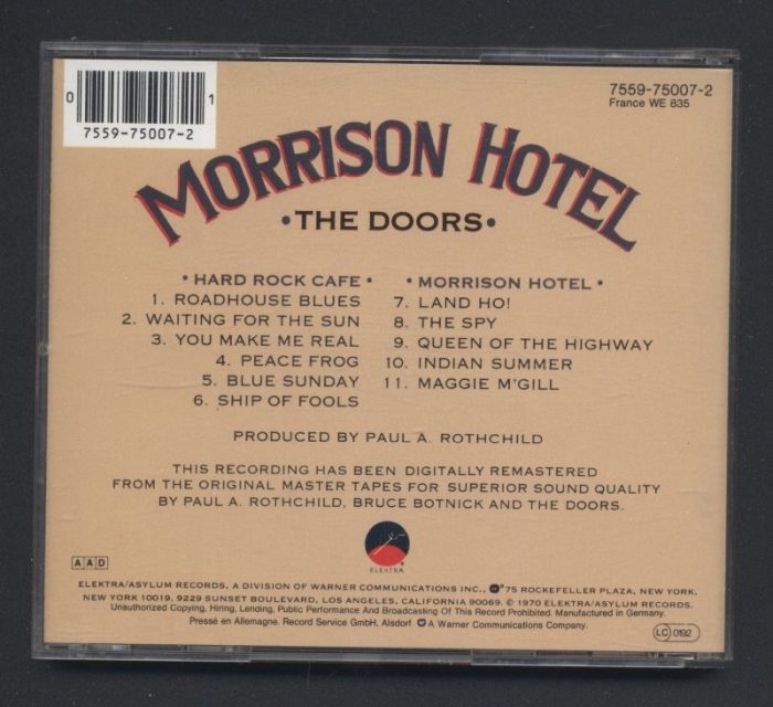 The Doors - Morrison Hotel (CD)
