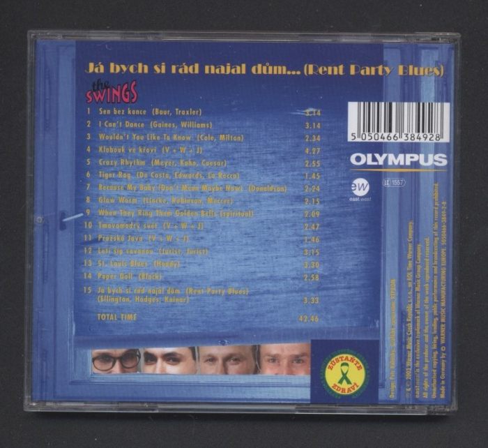 The Swings - Já bych si rád najal dům...(Rent Barty Blues) (CD)