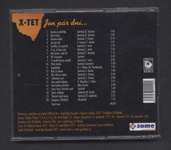 X-Tet - Jen pár dní... (CD)