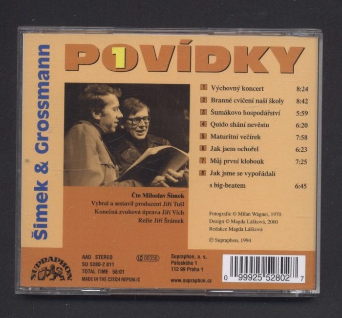 Šimek a Grossmann - Povídky 1 (CD)