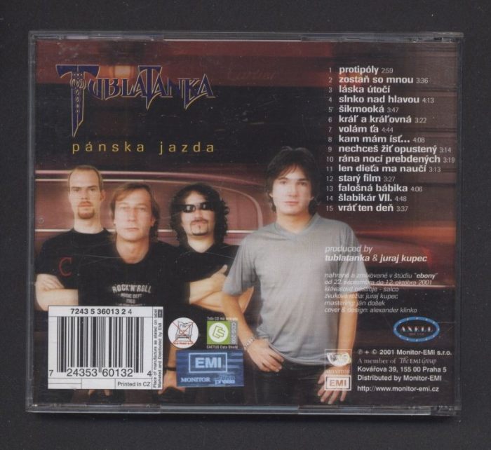 Tublatanka - Pánska jazda (CD)