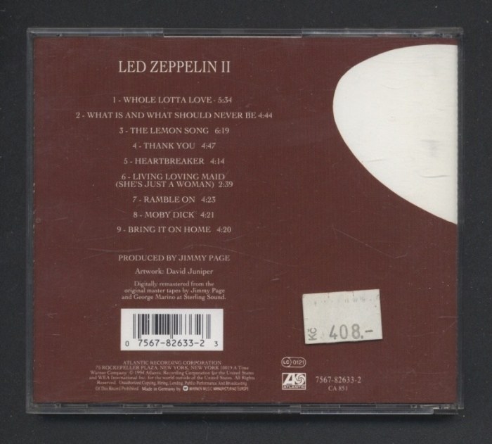 Led Zeppelin - Led Zeppelin II (CD)