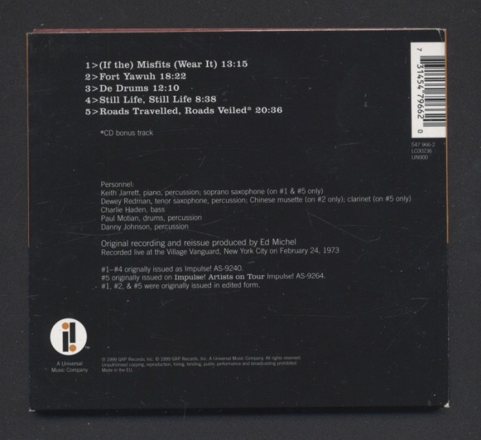 Keith Jarrett - Fort Yawuh (CD)