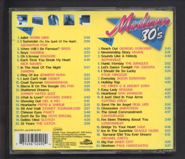 Various - Modern 80's - The Best Of Discopop Vol. 2 (2CD)