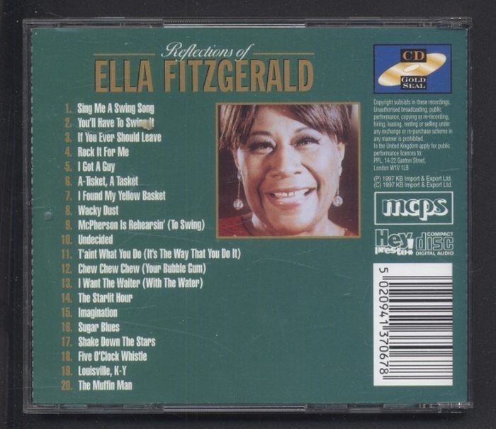 Ella Fitzgerald - Reflections Of Ella Fitzgerald (CD)