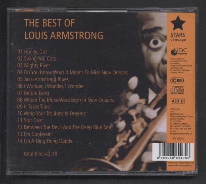 Louis Armstrong - The Best Of Louis Armstrong (CD)