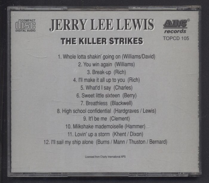 Jerry Lee Lewis - The Killer Strikes (CD)