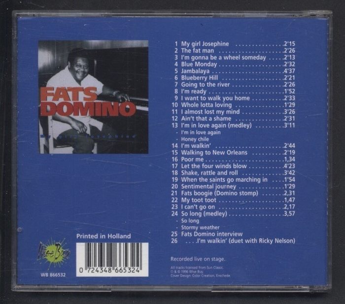 Fats Domino - My Girl Josephin (CD)