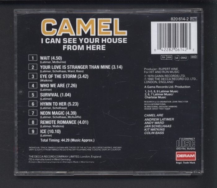 Camel - I Can See Your House From Here (CD)