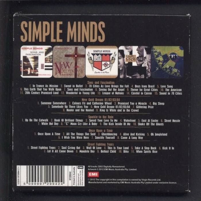Simple Minds - 5 Album Set (5CD)