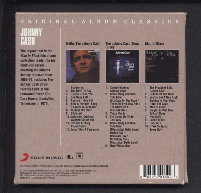 Johnny Cash - Original Album Classics (3CD)