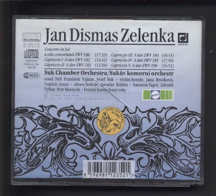 Jan Dismas Zelenka / Suk Chamber Orchestra / František Vajnar - Concerto in Sol a otto concertanti, Capricci I.-V. (2CD)