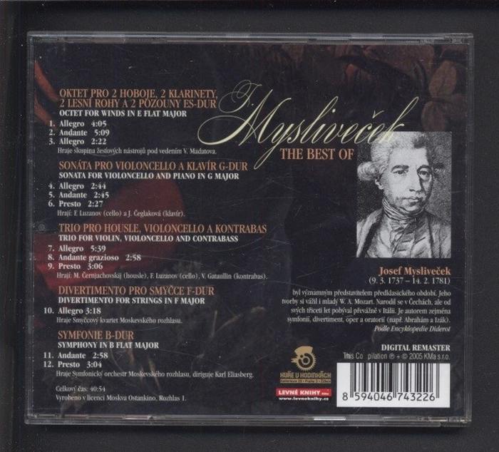Josef Mysliveček - The Best Of (CD)