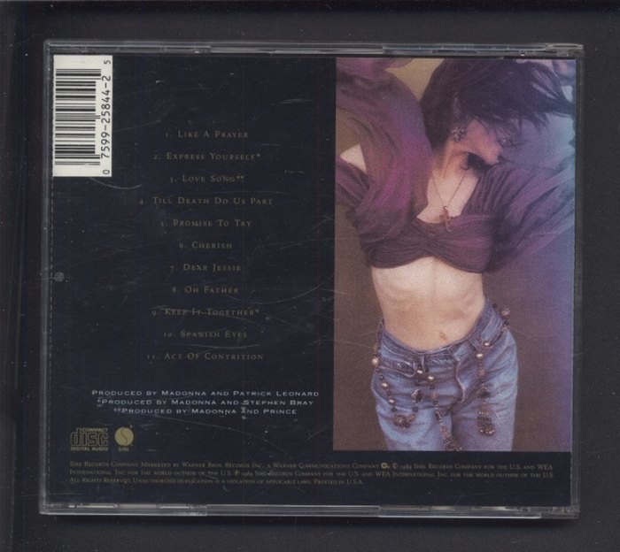 Madonna - Like A Prayer (CD)