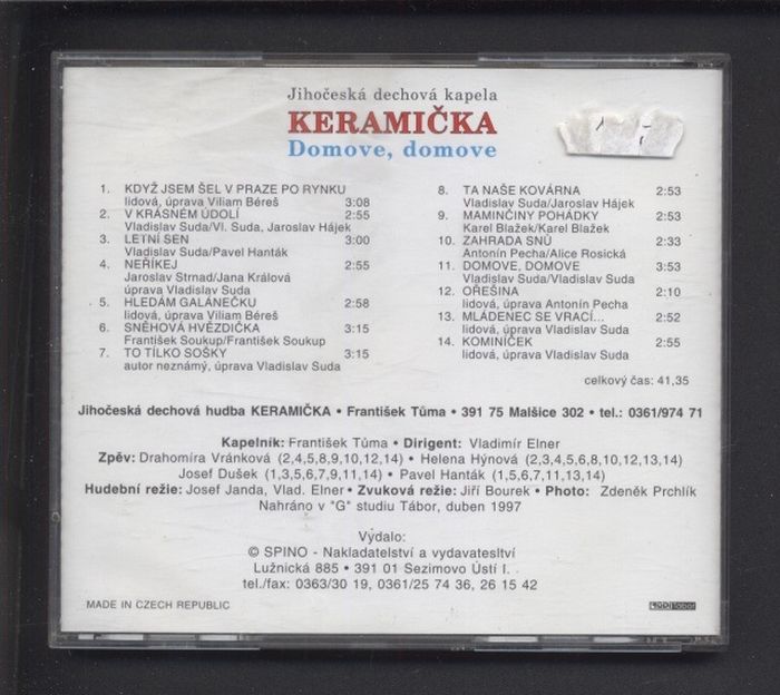Keramička - Domove, domove (CD)