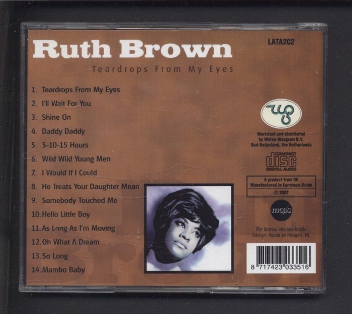 Ruth Brown - Teardrops From My Eyes (CD)